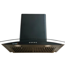‎Ruwa Dove Black 60cm Kitchen Chimney